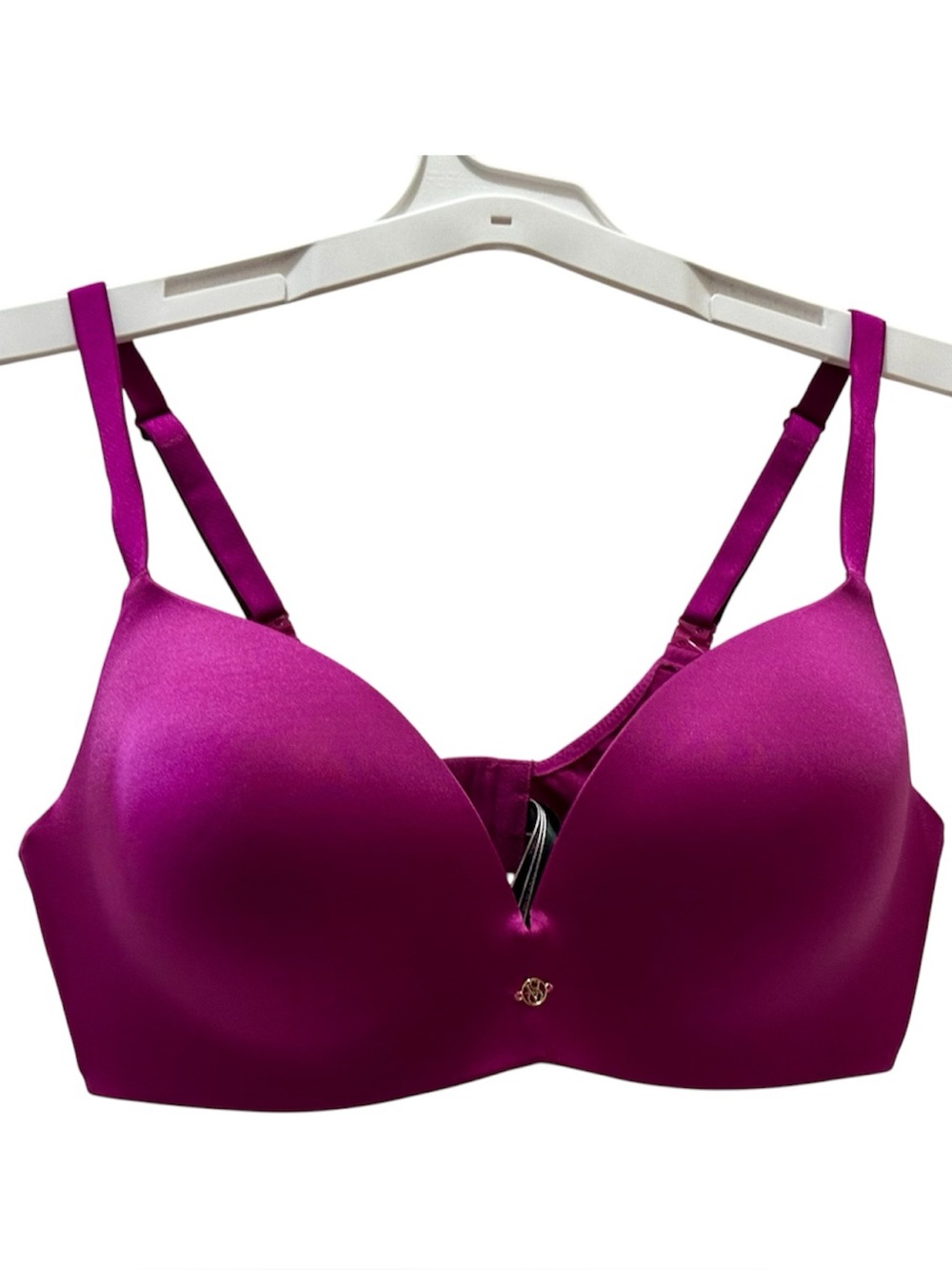 Victoria's Secret So Obsessed wireless push-up bra vibrant grape soda purple 38D